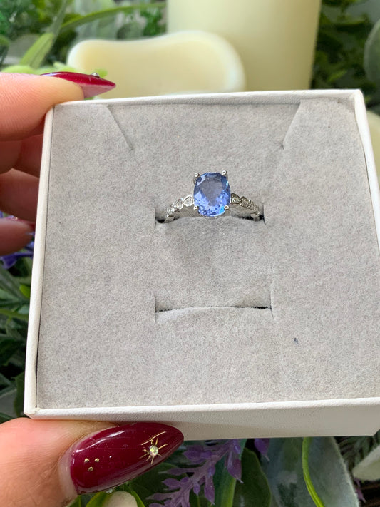 Blue Fluorite ring