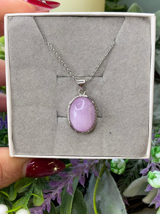 Kunzite Crystal Necklace