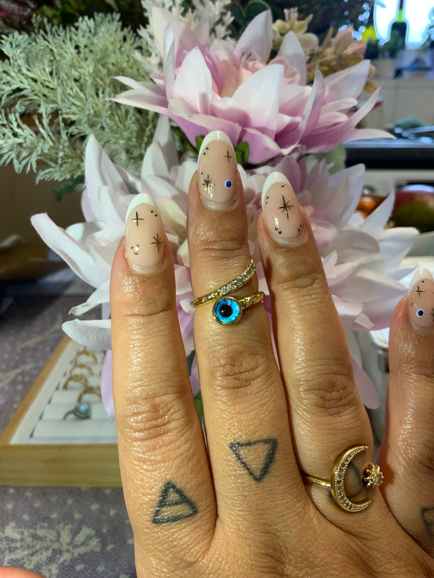 Evil eye ring