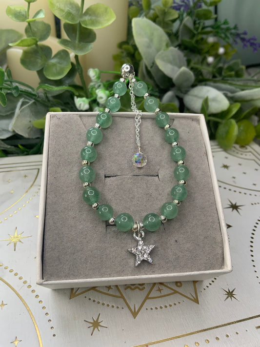 Green Aventurine crystal bracelet