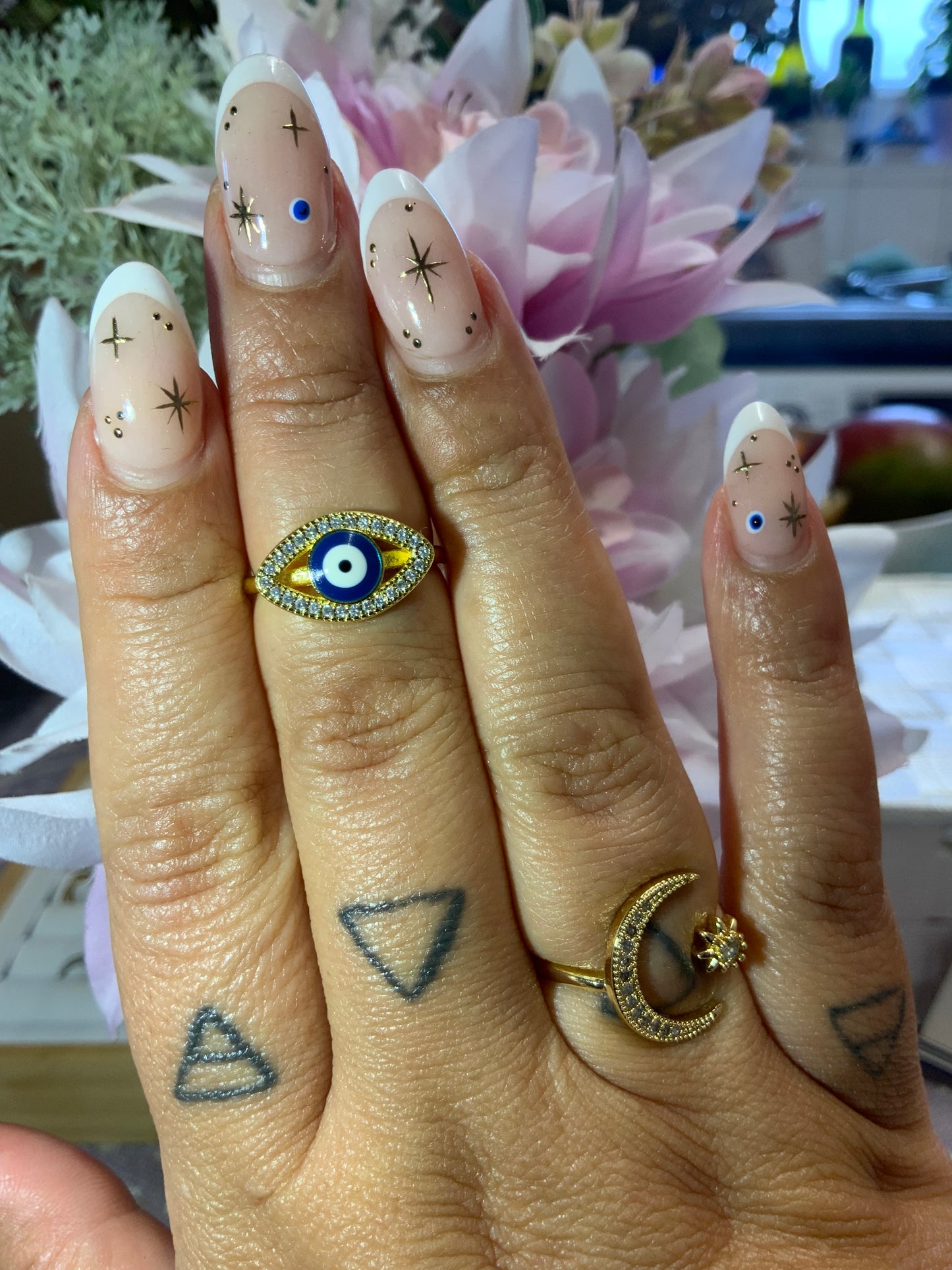 Evil eye ring