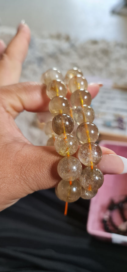 Golden rutilated Quartz