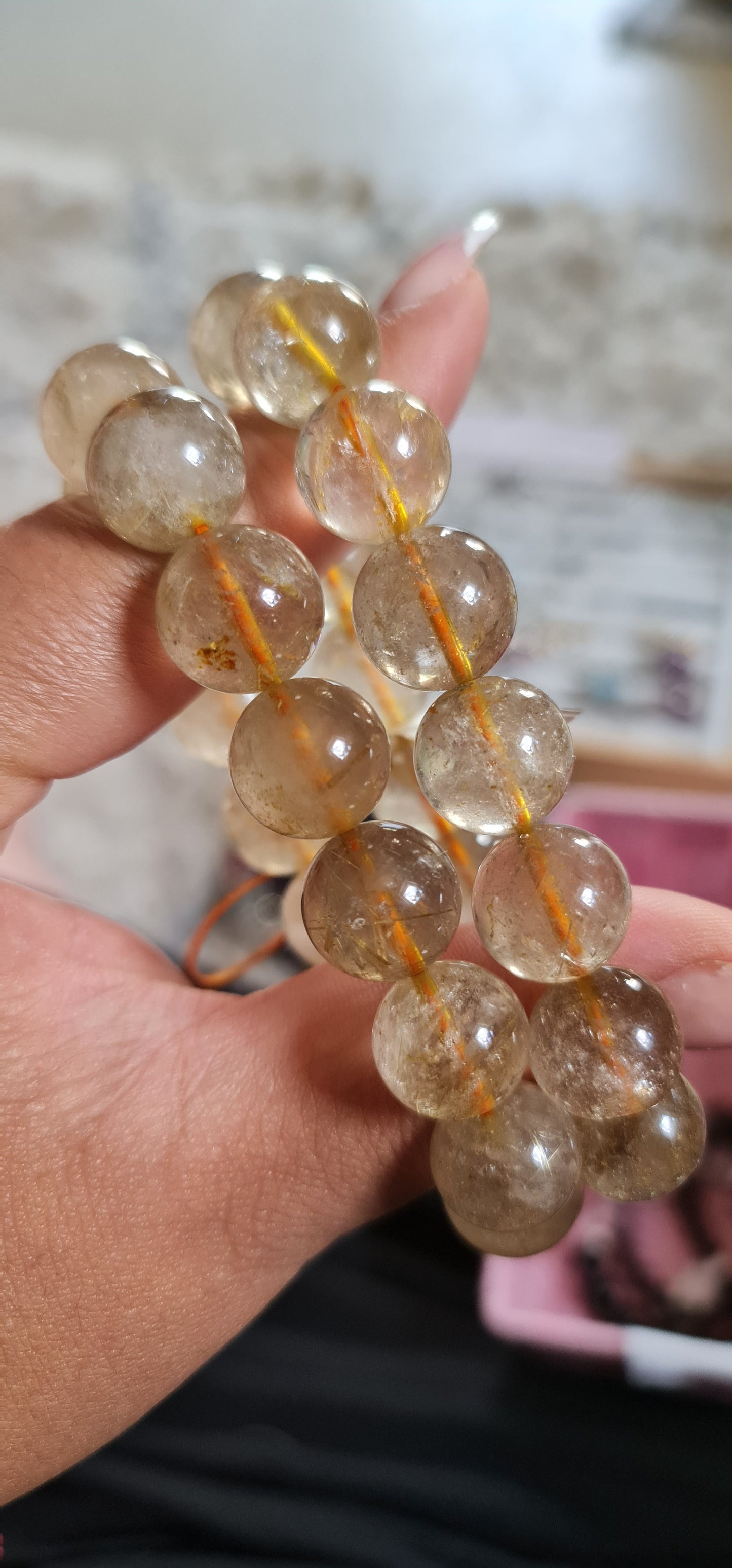 Golden rutilated Quartz