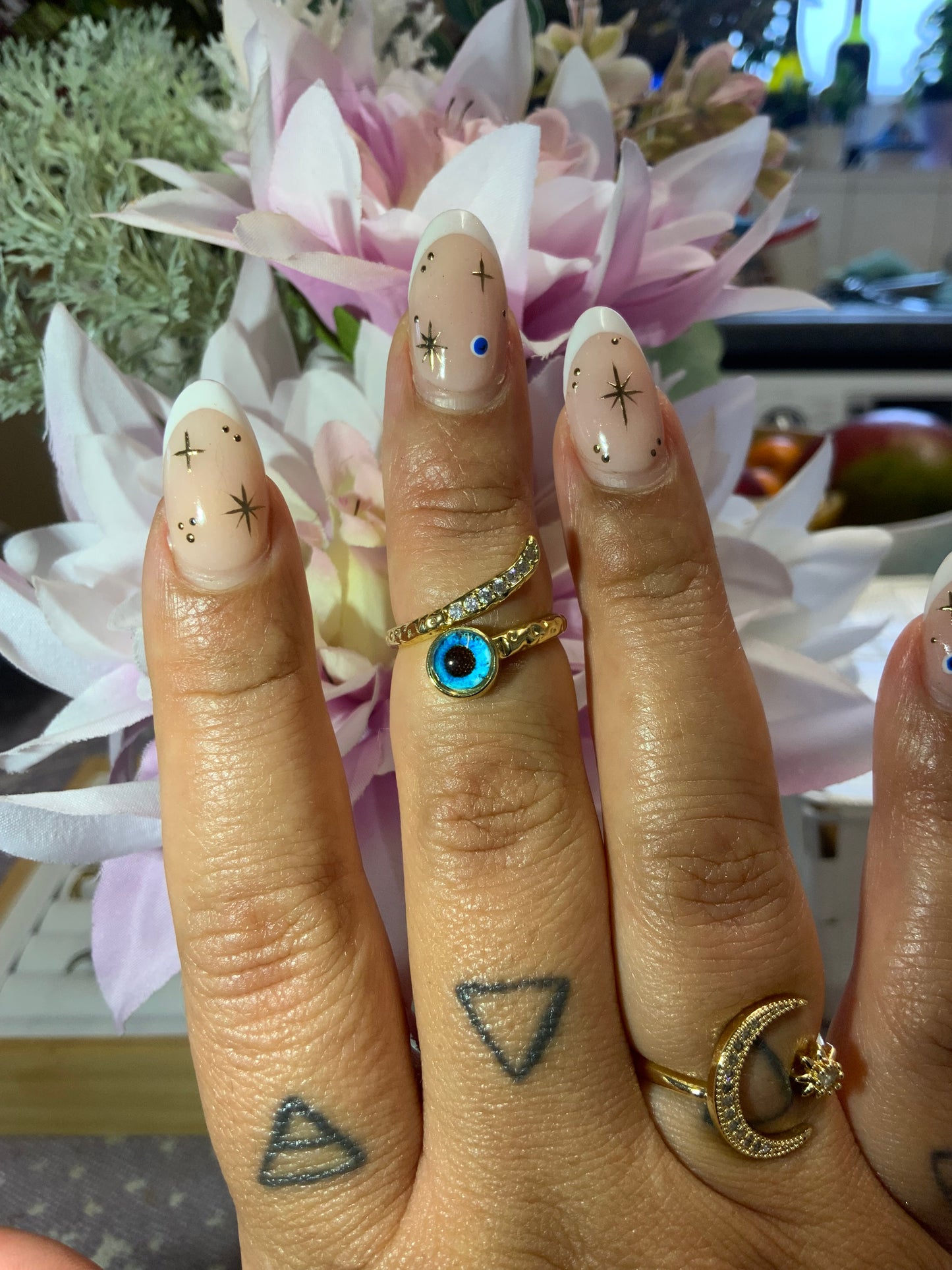 Evil eye ring