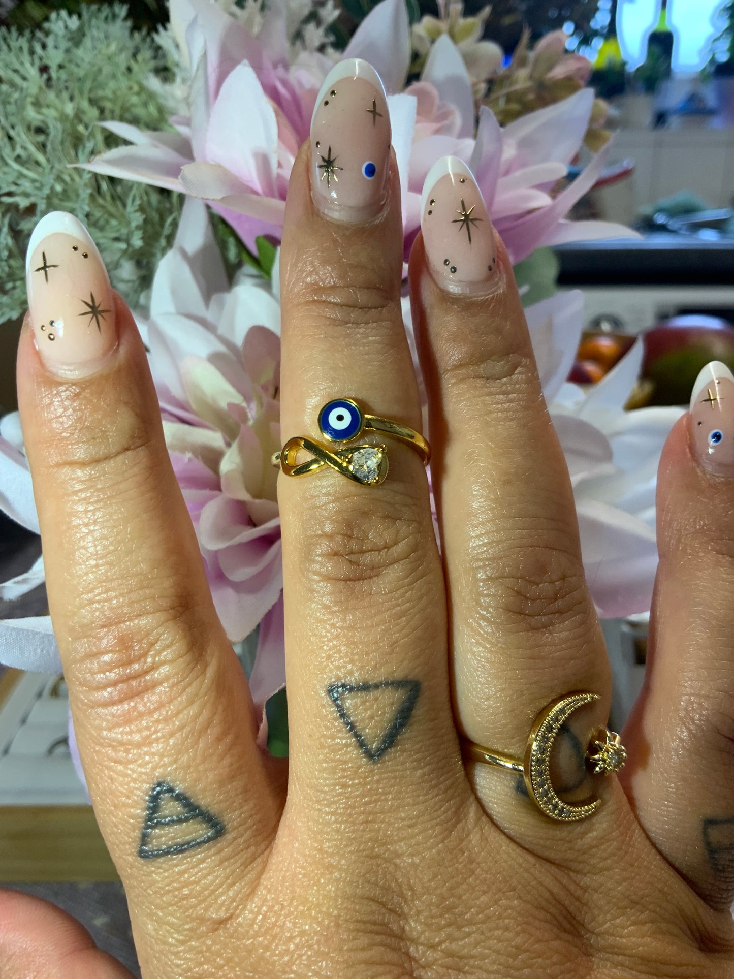 Evil eye ring