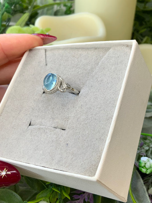 Aquamarine ring