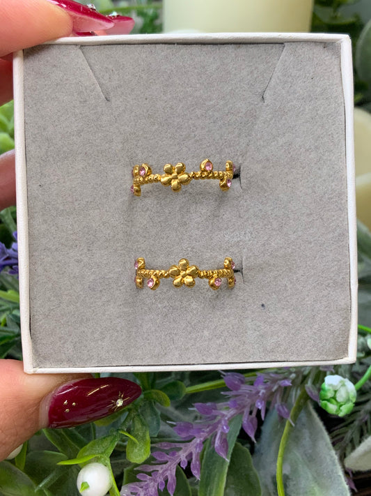 18k Gold plated ring