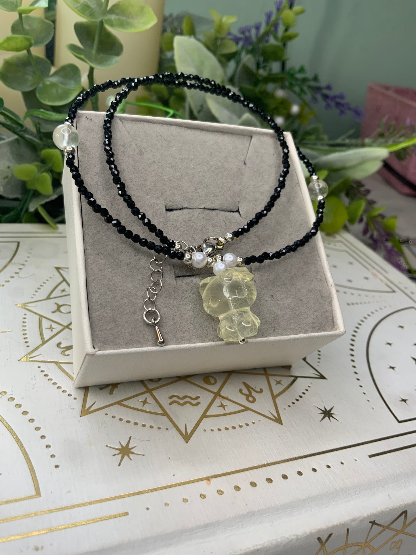 Hello Kitty Citrine choker