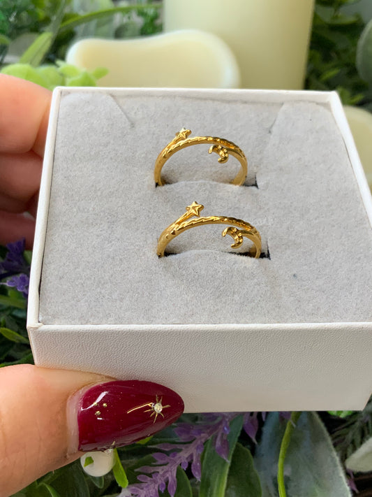 18k gold plated ring