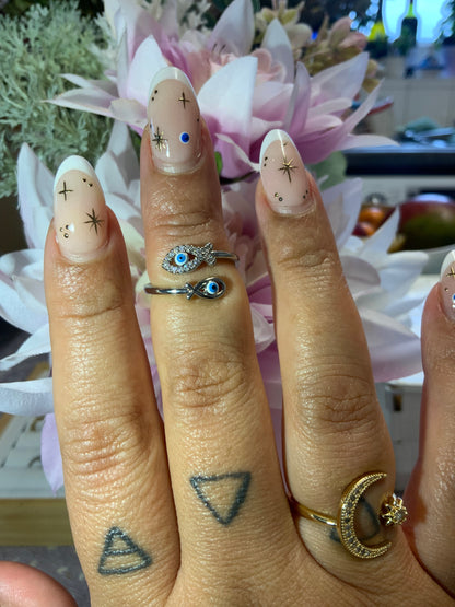 Evil eye ring