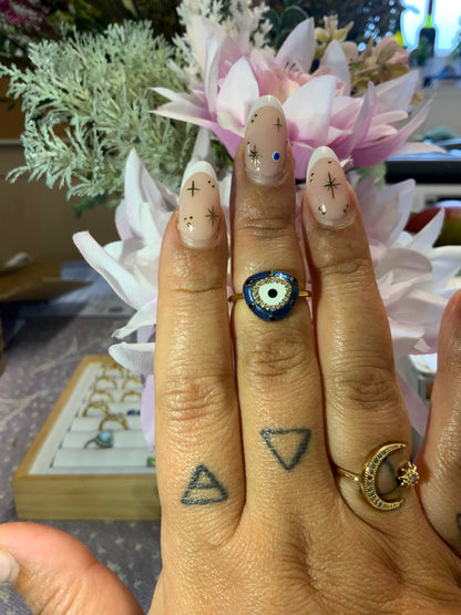 Evil eye ring