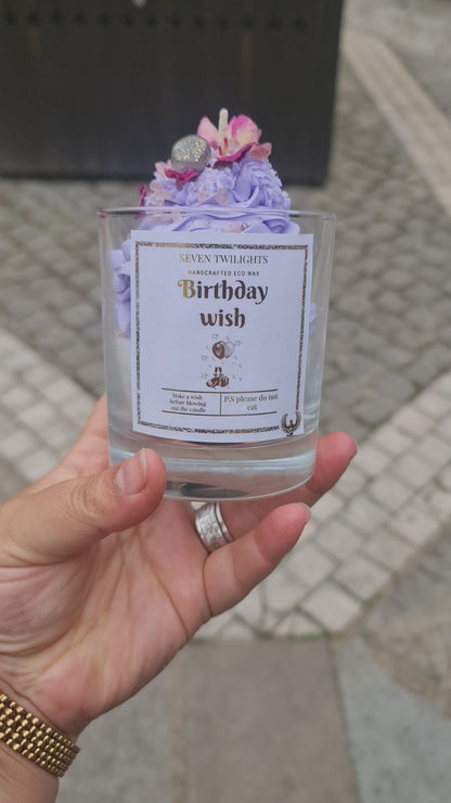 Birthday Wish Cake Candle (20cl)