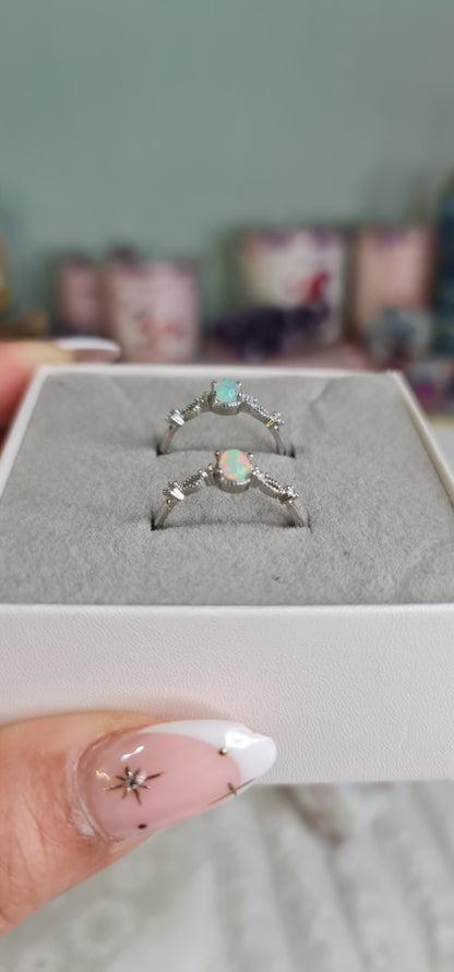 Crystal rings