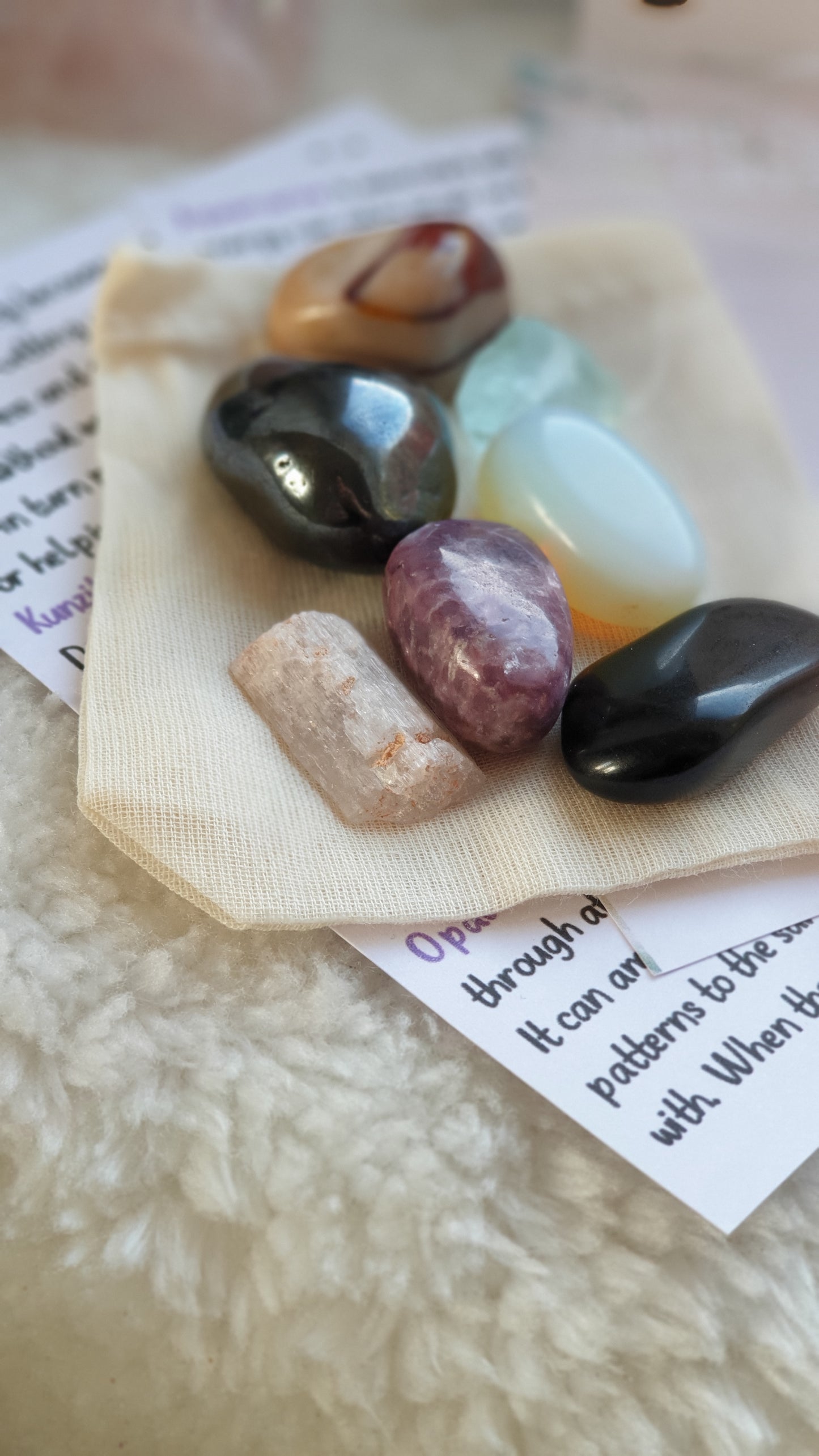 Grief & Letting Go, Crystal Care Pack