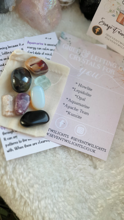 Grief & Letting Go, Crystal Care Pack